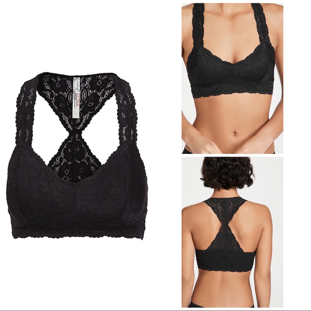 New Free People Gallon Lace Racerback